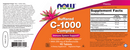 buffered c-1000 complex (now foods) label