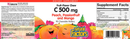c 500 mg peach passionfruit mango natural factors label