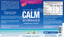 calm gummies raspberry lemon natural vitality label
