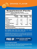 calm gummies orange natural vitality supplement facts