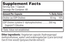 cdp choline sfi health supplement facts