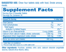 chewable calcium with boron anabolic laboratories supplement facts