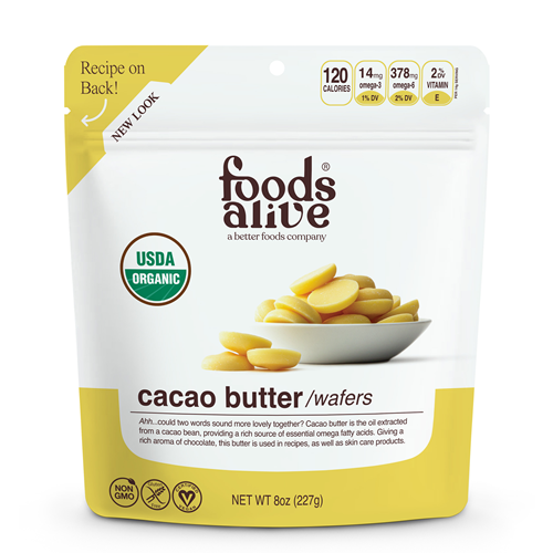 Cacao Butter Wafers Organic Foods Alive