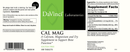 cal mag 180 tablets davinci labs label