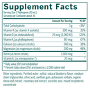 cal mag liquid + genestra supplement facts