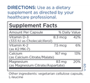 cal mag plus with vitamin d & k2 (metabolic maintenance) supplement facts