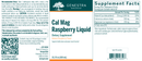 cal mag raspberry liquid genestra label