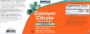 buy calcium citrate powder (now foods)