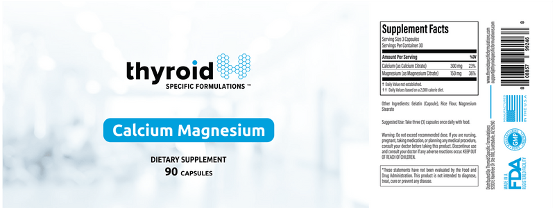 buy calcium magnesium thyroid specific formulations