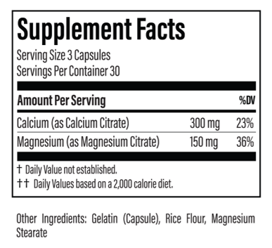 calcium magnesium thyroid specific formulations supplement facts