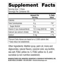 calcium citrate chewy bite caramel bariatric advantage supplement facts