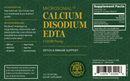 calcium disodium EDTA global healing label