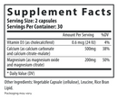 calcium + magnesium (fairhaven health) supplement facts