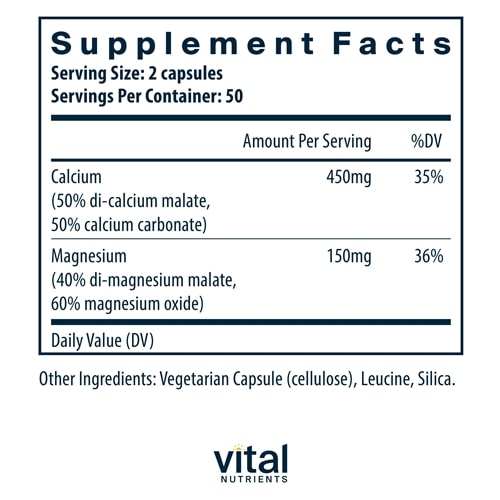 Calcium & Magnesium Vital Nutrients supplements