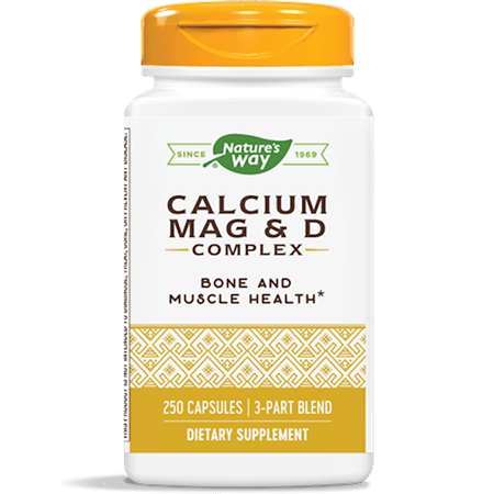 Calcium, Magnesium & Vitamin D 250 capsules (Nature's Way)