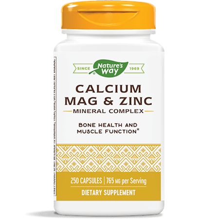 Calcium, Magnesium & Zinc 250 capsules (Nature's Way)