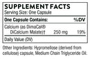 Calcium (formerly DiCalcium Malate) Thorne supplements
