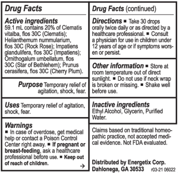 calm five energetix drug facts
