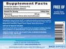calm orange natural vitality supplement facts