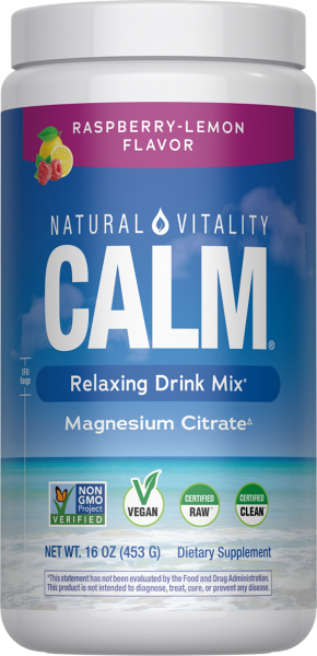 calm raspberry-lemon natural vitality