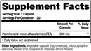 canabrex supplement facts
