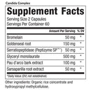 candida complex (equilife) supplement facts