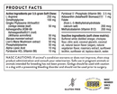 canine cognitive support soft chews (thorne vet) product facts