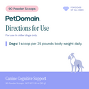 Canine Cognitive Support Powder (PetDomain)
