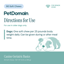 Canine Geriatric Basics Soft Chews