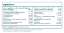 Canine Geriatric Basics Powder Supplement Facts
