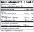 caprylate complex progressive labs supplement facts