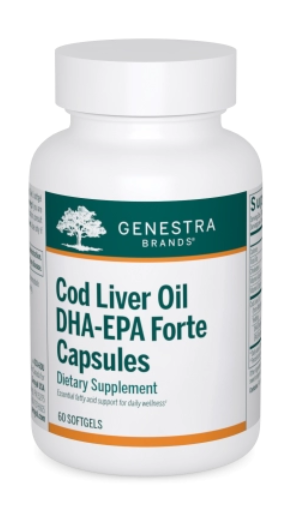 Cod Liver Oil DHA/EPA Forte (Genestra) front