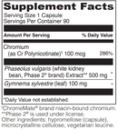 carb down davinci labs supplement facts