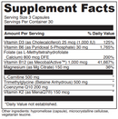 cardio benefits davinci labs supplement facts