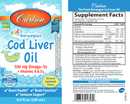 kids cod liver oil lemon carlson labs