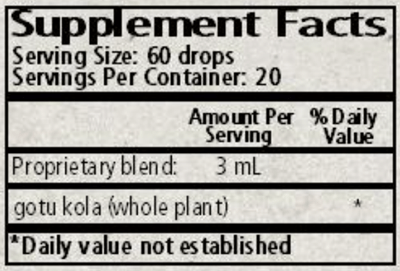 Centella gotu kola 2oz Wise Woman Herbals supplements