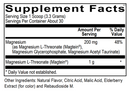 ceremag (ortho molecular) supplement facts