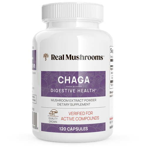 Chaga Extract Capsules (Real Mushrooms)