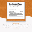 chaga mushroom extract (purest mushrooms) supplement facts