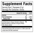 chaga powder (om mushrooms) supplement facts