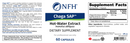 chaga sap (nfh nutritional fundamentals) label