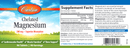 chelated magnesium glycinate carlson labs label
