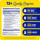 chewable kids digest enzymedica supplement facts