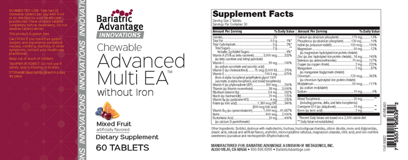 buy chewable advanced multi ea bariatric advantage