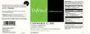 chewable c 300 davinci labs label