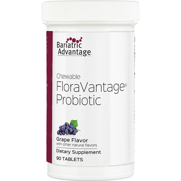 chewable floravantage probiotic grape bariatric advantage