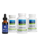 children's candida & bacterial protocol (equilife) | biocidin | s. boulardii | florafilm | clean gut probiotic