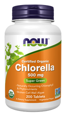 organic chlorella 500 mg (now foods)