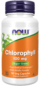 chlorophyll 100 mg (now foods)