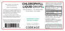 chlorophyll liquid drops codeage label